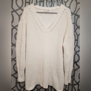 So Vneck knit Sweater